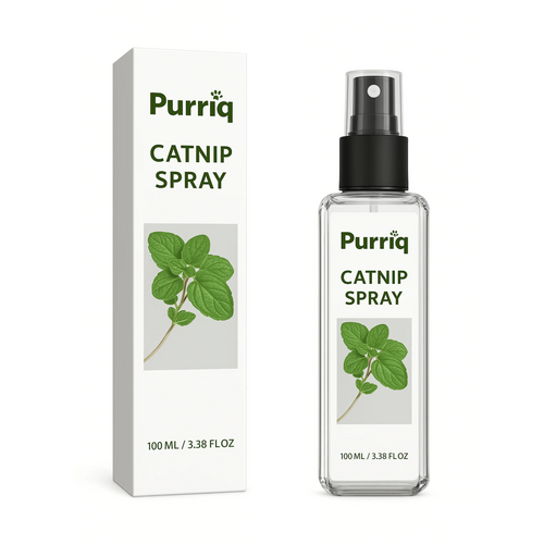 Purriq Natural Catnip Spray - Makes Sticks Irresistible & Long Lasting